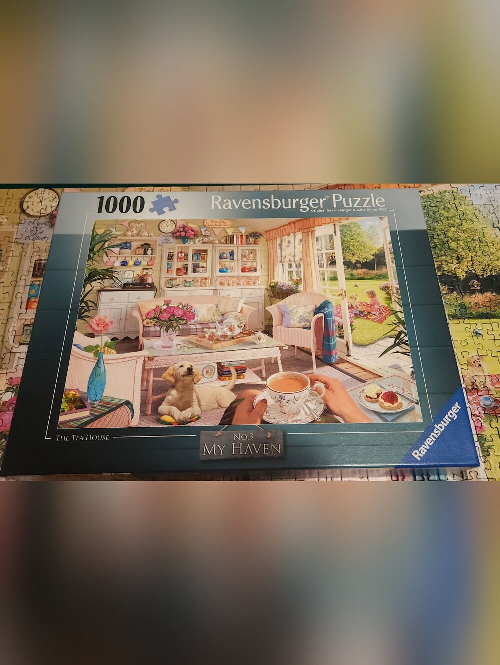 Ravensburger The Tea House 1000 Piece Puzzle!